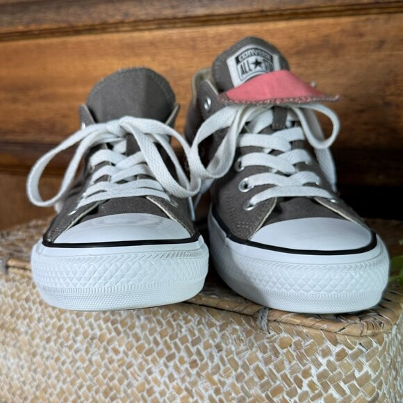 Converse All Star Chuck Taylor Low Top Double Tongue Sneakers Women's 9 Men's 7 - Picture 3 of 11